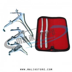 Hegar uterine dilator set 2pieces 9-10, 13-14, grave 3pcs